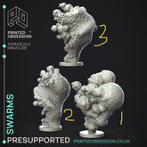 Bee Swarms 3D-printed model